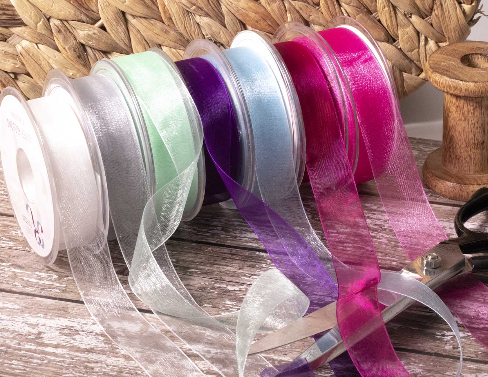 Mid Range Woven Sheer Ribbon