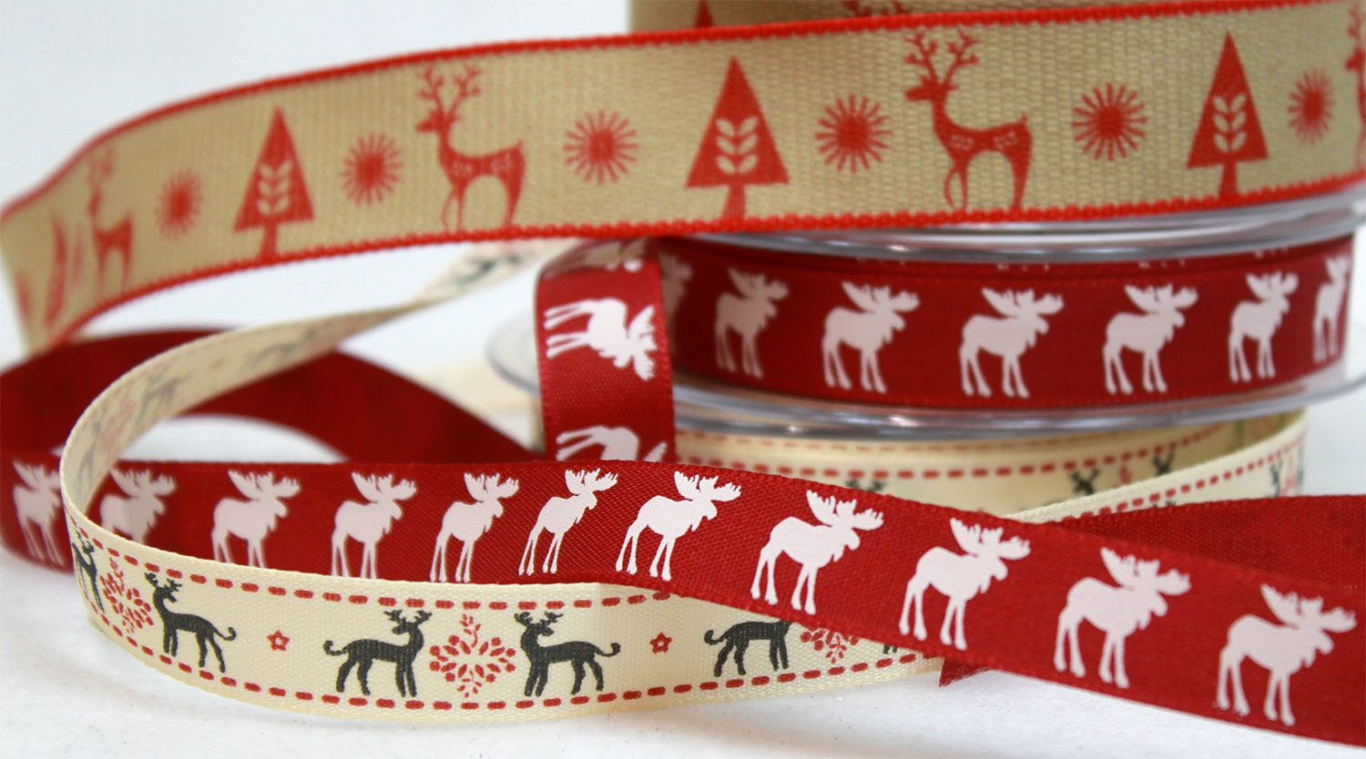 Reindeer Christmas Ribbons