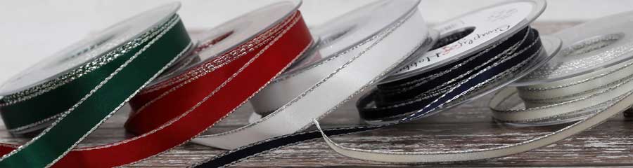 Silver Edged Ribbons