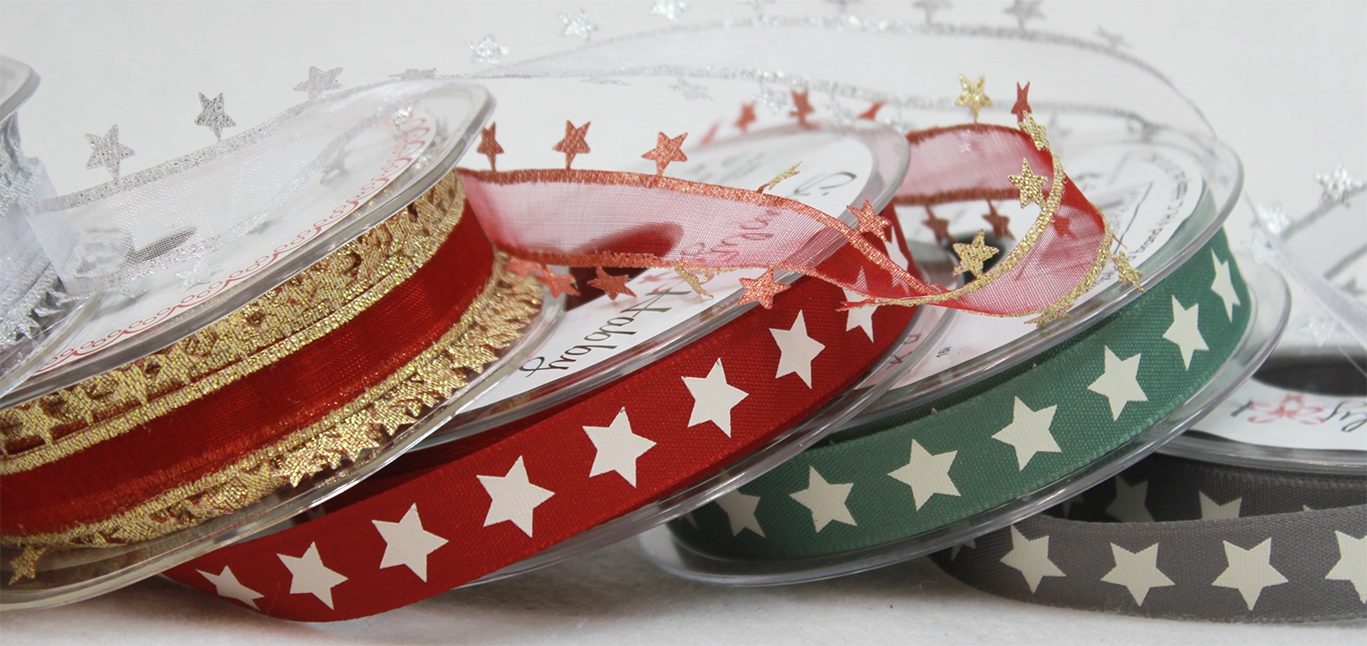 Star Themed Christmas Ribbons