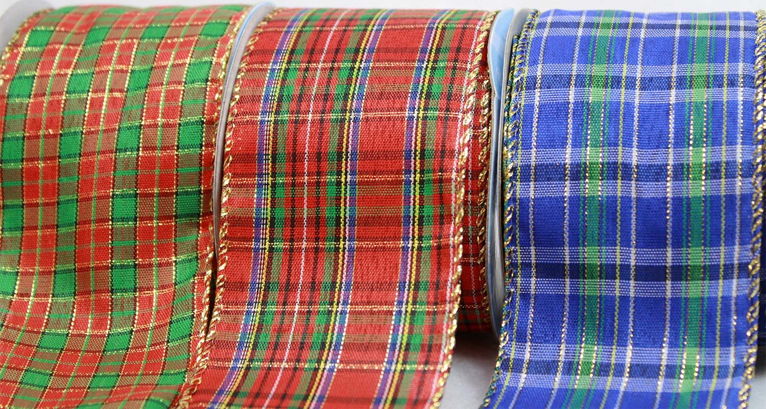 Tartan Christmas Ribbons