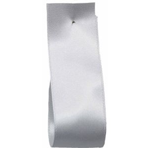 Shindo Double Satin Ribbon White (Col: 001) - 3mm - 50mm widths