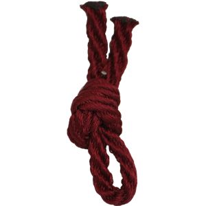 Burgundy Barley Twist Cord By Berisfords Ribbons 5mm x 20m