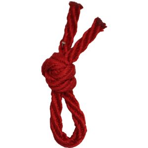 Red Barley Twist Cord By Berisfords Ribbons 5mm x 20m