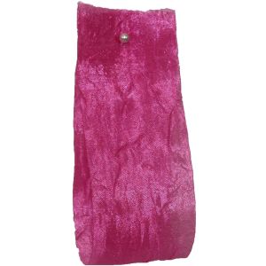 Crushed Silk Style Ribbon 38mm x 20m Col: Fuchsia