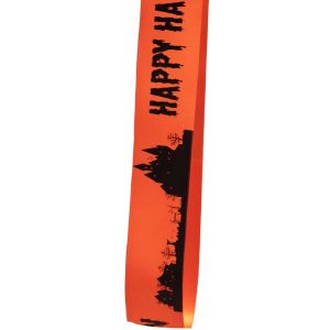 Spooky House Happy Halloween Ribbon 38mm