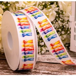 15mm Bespoke Full Colour Printed Ribbon