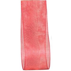 25mm Red Sheer Ribbon