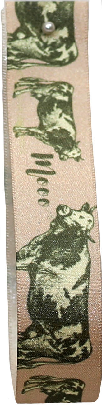 cow themed ribbon